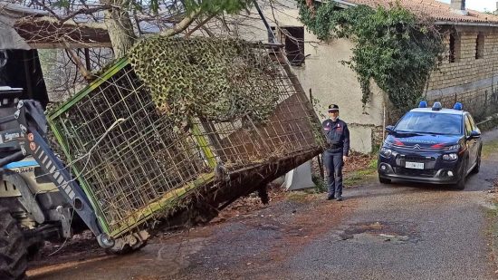 Rocca Sinibalda - La trappola per caccia illegale
