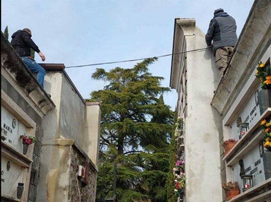 Castiglione in Teverina - Telecamere al cimitero