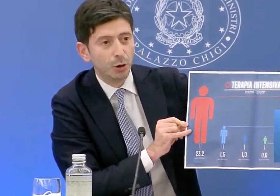 Il ministro Speranza (Salute)