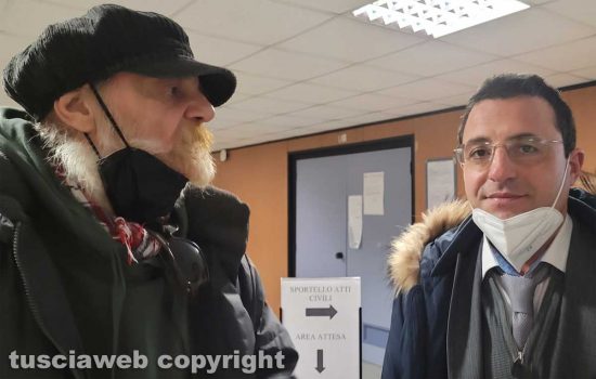 Pasquale Gaeta con l'avvocato Bruno Barbaranelli