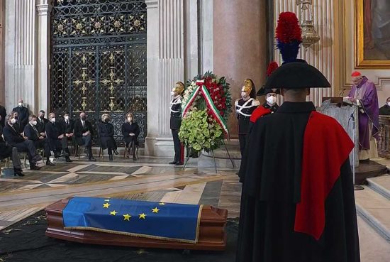 Roma - I funerali di stato per David Sassoli