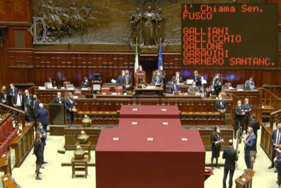 Elezione del presidente della repubblica - Il voto di Fusco