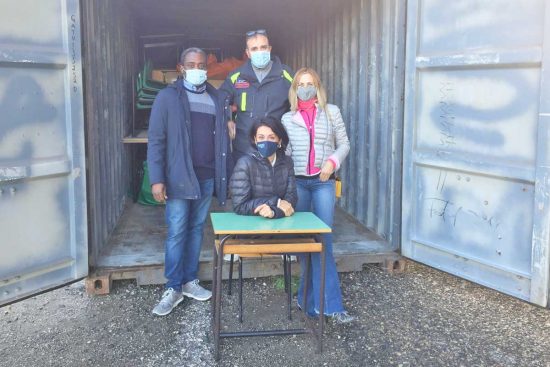 Il container spedito in Senegal