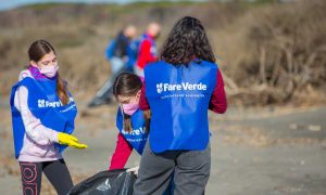 Tarquinia - Fare verde ripulisce la spiaggia in località Spinicci