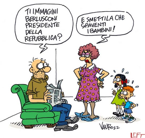 La vignetta di Vauro del 19/01/2022