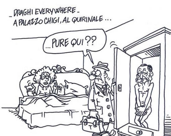 La vignetta di Vauro del 17/01/2022