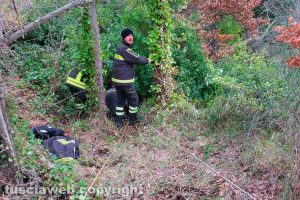 Castiglione in Teverina - L'intervento dei vigili del fuoco