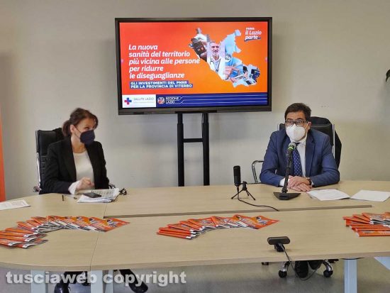 Alessio D'Amato e Daniela Donetti