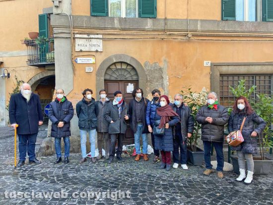 Viterbo - Il Giorno della memoria in via della Verità