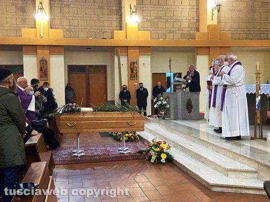 Viterbo - I funerali di Floriano Canela