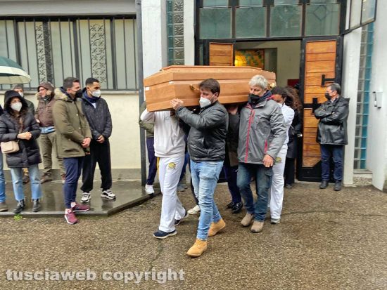 Viterbo - I funerali di Floriano Canela