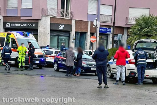Viterbo - pedone investito al Sacrario - 118, carabinieri e polizia locale