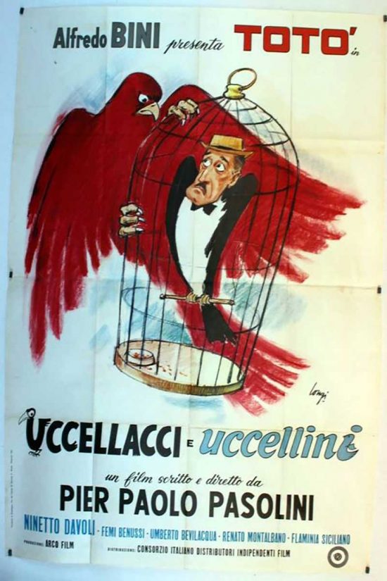 Locandina del film "Uccellacci e uccellini"