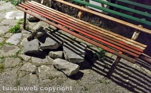 Viterbo - Roccalvecce - strada rovinata