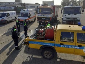 Tarquinia - Aeopc - Prove tecniche alla base comunale