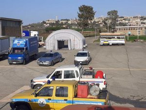 Tarquinia - Aeopc - Prove tecniche alla base comunale