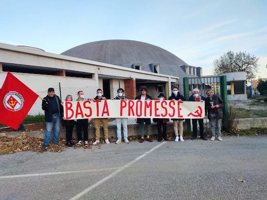Civita Castellana - Protesta Rifondazione comunista