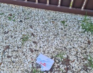 Orte - La busta con il proiettile e la lettera minatoria