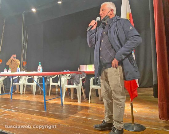 Viterbo - Massimo Mecarini all'assemblea del Sodalizio dei facchini