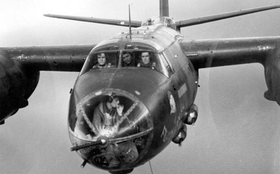 Seconda guerra mondiale - Un B-26 in volo