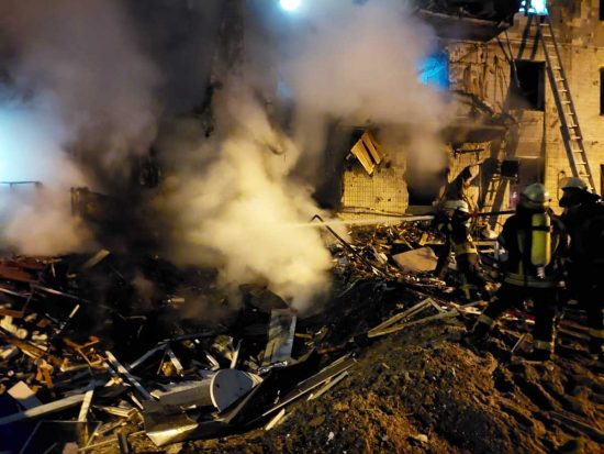 Guerra in Ucraina - Edifici bombardati a Kiev