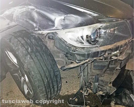 Viterbo - Incidente in via Campo Graziano alla Quercia