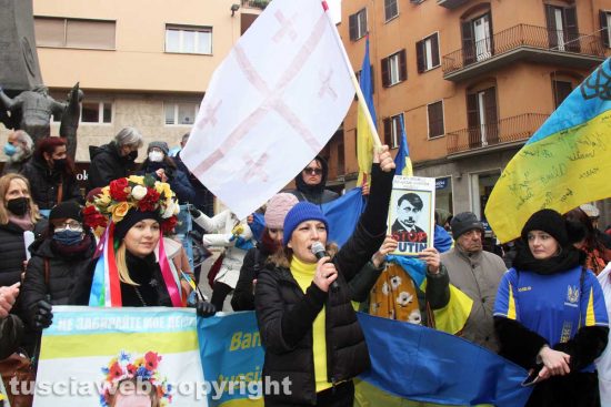 Viterbo - Manifestazione contro la guerra in Ucraina