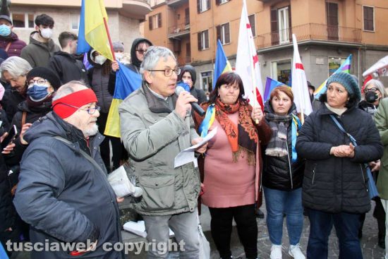 Viterbo - Manifestazione contro la guerra in Ucraina
