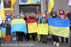 Viterbo - Manifestazione contro la guerra in Ucraina