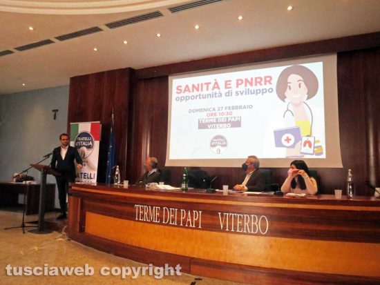 Viterbo - La convention "Sanità e Pnrr" di Fratelli d'Italia