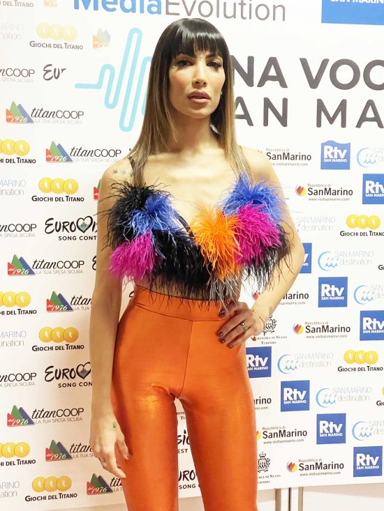 San Marino - La cantante Mariateresa Amato, in arte Mate