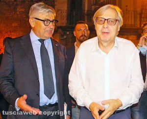Umberto Fusco e Vittorio Sgarbi
