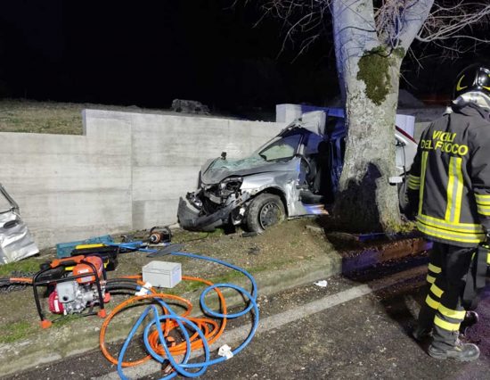 Montefiascone - L'incidente sulla Cassia 