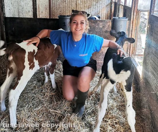 Montefiascone - Giusy Batinelli con i suoi animali