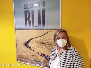 Torino - Alessandra Croci alla prima del film "Sul sentiero blu"