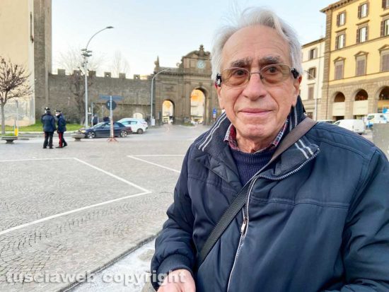 Viterbo - Il presidente dell'Anpi Tommaso Mascioli