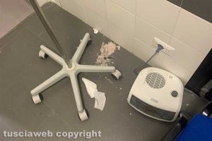 Viterbo - La stanza all'ospedale di Belcolle