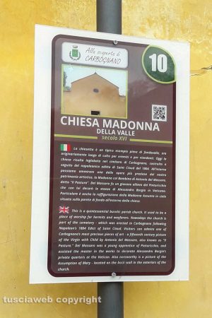 Carbognano - La passeggiata racconto 'Il volto di Giulia Farnese'