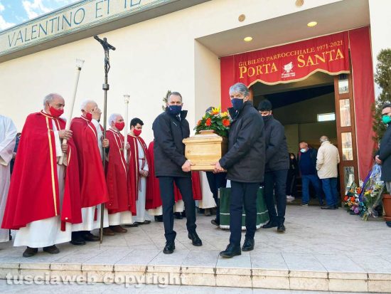 Viterbo - I funerali di Angelo Lucentini