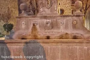 Viterbo - Una fontana a Bagnaia