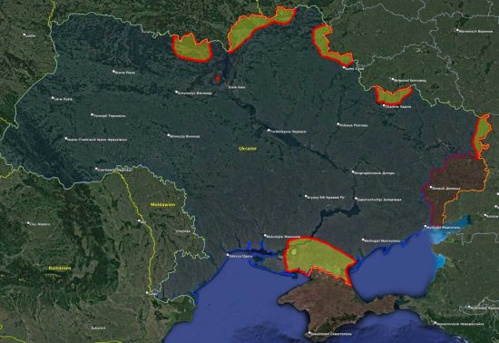 L'avanzata russa in Ucraina