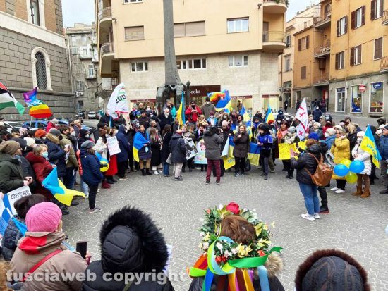 Viterbo - Manifestazione contro la guerra in Ucraina