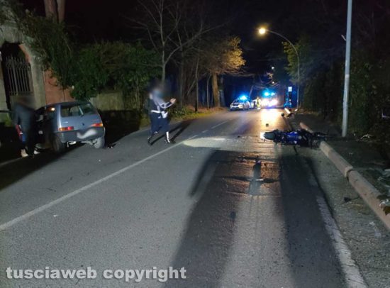 Viterbo - Incidente in viale Fiume