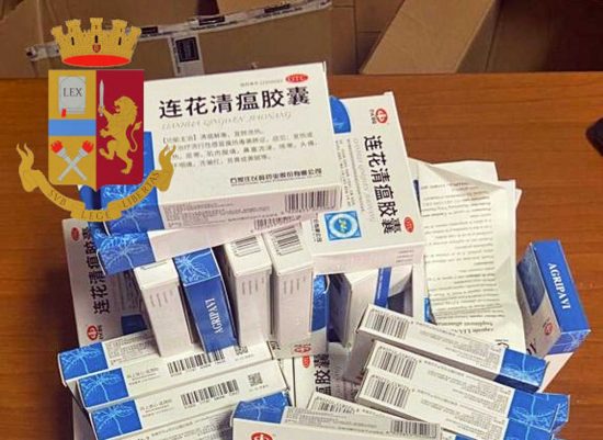 Roma - I farmaci sequestrati dalla polizia