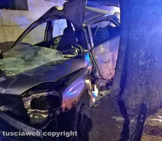 Montefiascone - L'incidente sulla Cassia