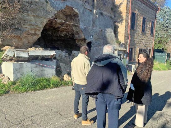 Viterbo - Il sopralluogo di Chiara Frontini a Roccalvecce