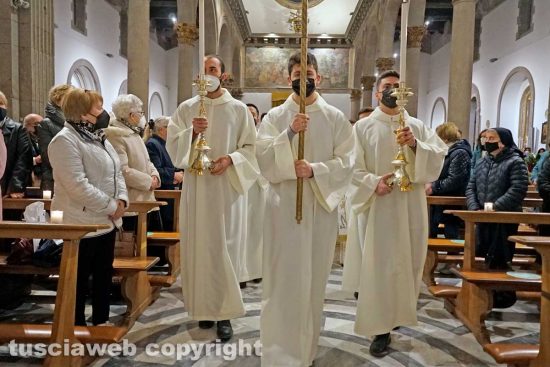 Viterbo - La messa per l'atto di consacrazione a Maria