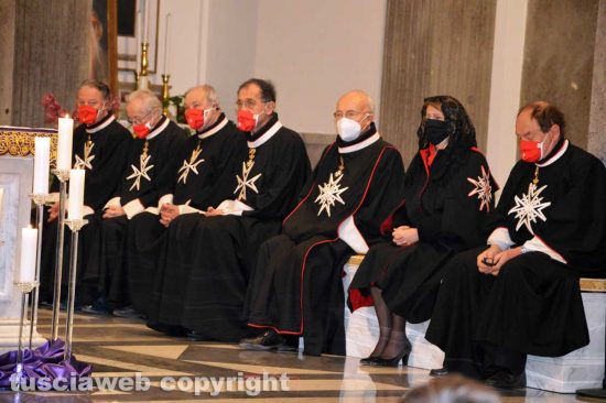 Viterbo - La Quercia - La messa del vescovo Andrea Ripa - Il Sovrano militare ordine di Malta
