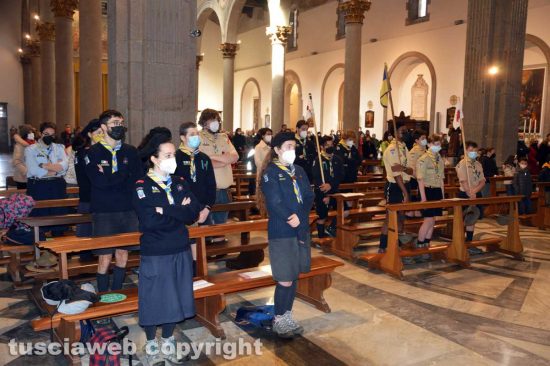 Viterbo - La Quercia - La messa del vescovo Andrea Ripa - Gli scout