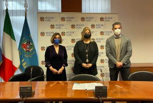 Roma - La firma del protocollo tra Corecom e Arpa